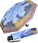 Doppler Damen Taschenschirm mit Auf-Zu-Automatik Magic Mini Windm&uuml;hle Bunt