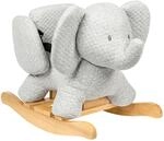 Nattou Schaukeltier Elefant Tembo, Baumwolle, 60 x 30 x 45 cm, Grau