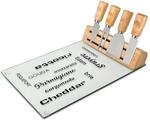 ROMINOX Geschenkartikel K&auml;se-Set // Vetro &ndash; Pflegeleichtes K&auml;sezubeh&ouml;r 5-teilig: