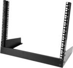 StarTech.com 8HE Netzwerkschrank mit offenem Rahmen - 19" 2 Pfosten Freistehendes