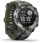 Garmin Instinct Solar - wasserdichte GPS-Smartwatch mit Solar-Ladefunktion f&uuml;r bis