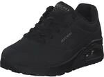 Skechers Damen uno stand on air Sneakers, Black Durabuck, 37.5 EU