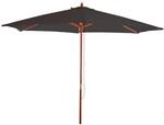 Mendler Sonnenschirm Florida, Gartenschirm Marktschirm, &Oslash; 3m Polyester/Holz -