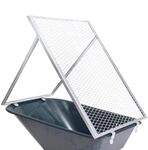 TRUTZHOLM&reg; Schubkarren Durchwurfsieb Gartensieb Sieb Kompost Gitter Durchwurfgitter