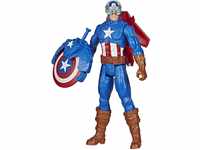 Hasbro E7374 Avengers Titan Hero Serie Blast Gear Captain America, 30 cm große