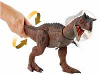 Jurassic World GNL07 - Carnotaurus Toro, große Dinosaurierfigur mit Primal
