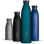 720&deg;DGREE Edelstahl Trinkflasche milkyBottle&rdquo; - 750ml - BPA-Frei, Auslaufsicher,