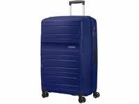 American Tourister Sunside - Spinner L Erweiterbar Koffer, 77 cm, 106/118 L, Blau