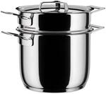 Alessi "POTS&PANS" Pasta-set aus Edelstahl