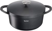 TEFAL Trattoria Schmortopf 24 cm, Br&auml;ter aus Alugus, antihaft beschichteter Topf,