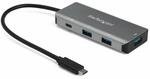 StarTech.com 4-Port USB-C-Hub (mit Stromversorgung, 10 Gbit/s, 3 x USB-A- und 1x 25