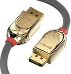 LINDY 36292 2m DisplayPort 1.4 Kabel, Gold Line