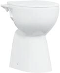 vidaXL Randloses WC, Keramik, Wei&szlig;, 50,5x36,5x50 cm, Soft-Close-Sitz, 7 cm Extra