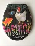 ADOB Design WC Sitz Fashion Queen Klobrille Klodeckel Toilettendeckel aus...