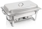 Mahlzeit Chafing Dish | Edelstahl Warmhaltebeh&auml;lter Essen | Speisenw&auml;rmer,