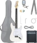 McGrey Rockit ST Komplettset E-Gitarre (8-teiliges Anf&auml;ngerset mit Gitarre,