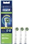 Oral-B Crossaction Ersatzk&ouml;pfe mit CleanMaximiser-Technologie, Gr&uuml;nen, 4 St&uuml;ck