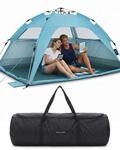 qeedo Quick Palm Strandmuschel mit UV-Schutz (UV80) & kleinem Packma&szlig; - Leichtes,