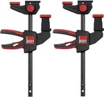 BESSEY Einhand-Tischzwinge EZR 15-6SET, Spannweite 150 mm Ausladung 60 mm, zum