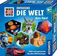 Kosmos &lrm;Was ist Was Entdecke die Welt, Quiz-Spiel, &uuml;ber 300 Quiz-Fragen 