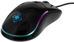 DELTACO Gaming - Optische Gaming Maus mit RGB-Beleuchtung (9 LED Modi, PMW3325,