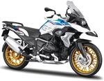 Maisto BMW R1250GS: Motorradmodell im Ma&szlig;stab 1:12, mit Federung und ausklappbarem