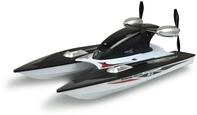 Amewi Propeller Speed Catamaran Boat RTR, 2,4GHz, ca. 20km/h, Schwarz-wei&szlig;