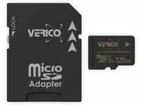 Verico 128GB microSD C10 UHS-1 Speicherkarte (inkl. Adapter)