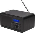 Denver DAB-30 DAB+ Radio mit FM Tuner und Weckerfunktion, Schwarz