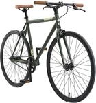 BIKESTAR Singlespeed 700C 28 Zoll City Stadt Fahrrad Fixie | 53 cm Rahmen Rennrad