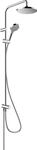 hansgrohe Vernis Blend - Duschsystem ohne Armatur, Regendusche (205 mm) mit