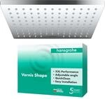 hansgrohe Vernis Shape - Kopfbrause, eckige Duschbrause (230 x 170 mm), Regendusche