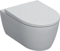 Geberit iCon Set Wand-WC mit WC-Sitz, sp&uuml;lrandlos, Tiefsp&uuml;ler, geschlossene...