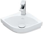 Villeroy & Boch Subway 3.0 Eck-Handwaschbecken, 320 x 320 mm, 1 Hahnloch, ohne