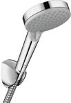 hansgrohe Vernis Blend - wassersparendes Duschset, runder Duschkopf 9,7 l/min