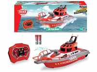 Dickie Toys 201107000 Feuerwehrboot, ferngesteuertes Boot mit Funksteuerung,
