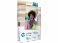 HP Sprocket 5.8x8.7 cm Premium Zink Sticker Fotopapier (20 Blatt) Kompatibel mit HP