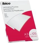 Ibico Laminierfolien A3 Matt 250 Mikron (2 x 125 mic), 100 St&uuml;ck, Beschriftbare