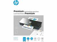 HP Premium Laminierfolien, DIN A3, 125 Micron, glänzend, transparent, zum