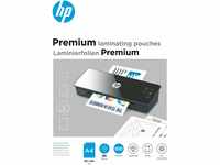 HP Premium Laminierfolien, DIN A4, 80 Micron, glänzend, transparent, zum