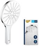 GROHE Vitalio SmartActive 150, Duschkopf wassersparend, 9l pro Min (Handbrause mit 3