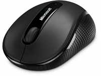 Microsoft Wireless Mobile Mouse 4000 (Maus, schwarz, kabellos, für Rechts- und