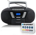 Blaupunkt B 120 BK tragbarer CD Player mit Bluetooth | Kassettenrekorder | H&ouml;rbuch