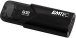 Emtec B110 Click Easy 3.2 512GB USB Type-A 3.2 Gen 2 (3.1 Gen 2) schwarz