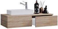 2-TLG Set | Waschplatz f&uuml;r G&auml;ste WC | G&auml;stebad | Waschtisch Toilette |...