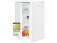 Exquisit Kühlschrank KS16-V-040E weiss | insgesamt 127 l Volumen | Weiß 