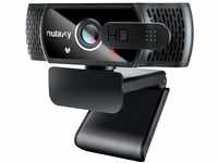 Nulaxy C900 Webcam mit Mikrofon, FHD 1080P Webcam mit Abdeckung, Webcam USB...