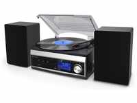 Soundmaster MCD1820SW Stereoanlage mit Plattenspieler DAB+ UKW Kassettenspieler