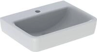Geberit Renova Plan, Handwaschbecken, 50x38 cm, 1 Hahnloch, ohne &Uuml;berlauf,...