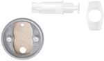 tesa Power.Kit-Adapter BK20, selbstklebendes Ersatzteil-Set, Zamak-Ring, Durchmesser